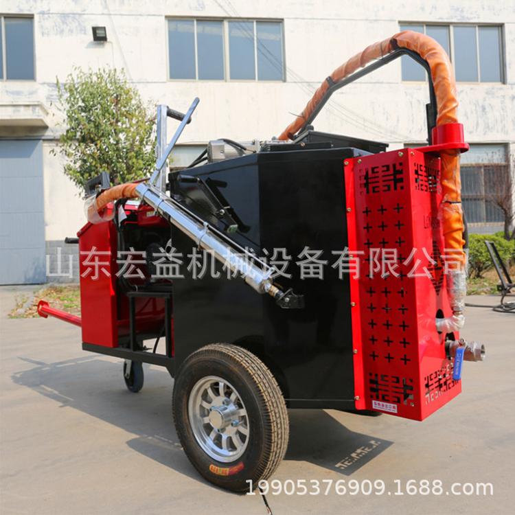 现货直销100L沥青灌缝机 拖车式沥青填缝机 道路修补拖挂式填缝机