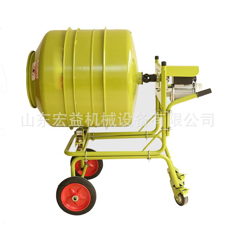 小型滚筒搅拌机厂家现货直销 手推式饲料搅拌机 移动式小型搅拌机