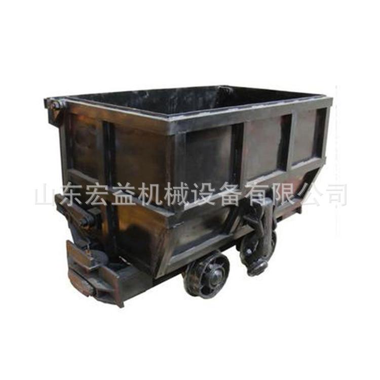 牵引式矿车生产厂家 可按需定制多种规格矿车 脚踏侧卸式矿车