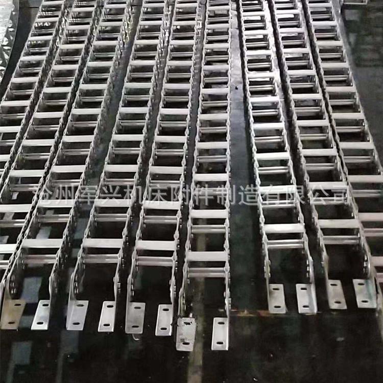 tl钢制拖链 金属铁拖链 铝合金拖链 一米起订 渗碳 不下塌
