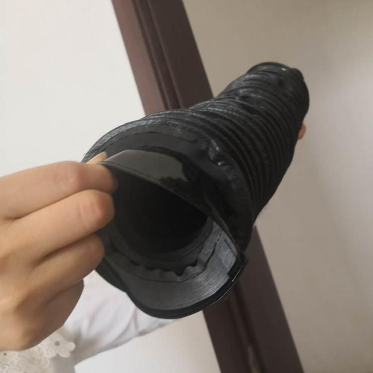 气缸伸缩保护套圆形风琴防护罩缝纫式圆罩加工--定制材质颜色