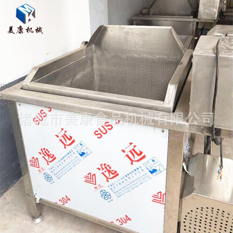 江米条小型油炸机 全自动油水混合油炸机 休闲食品油炸设备