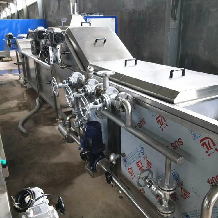 厂家生产全自动速冻蔬菜专用漂烫机 速冻毛豆漂烫冷却流水线便宜