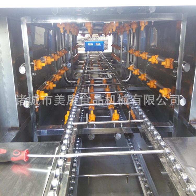 全自动塑料筐清洗机 肉制品油污周转筐清洗设备 多功能刷筐机便宜