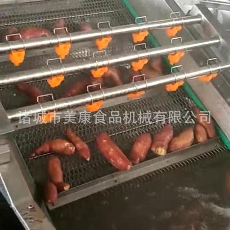 全自动红薯去泥清洗流水线 无损伤红薯清洗机 红薯加工清洗设备