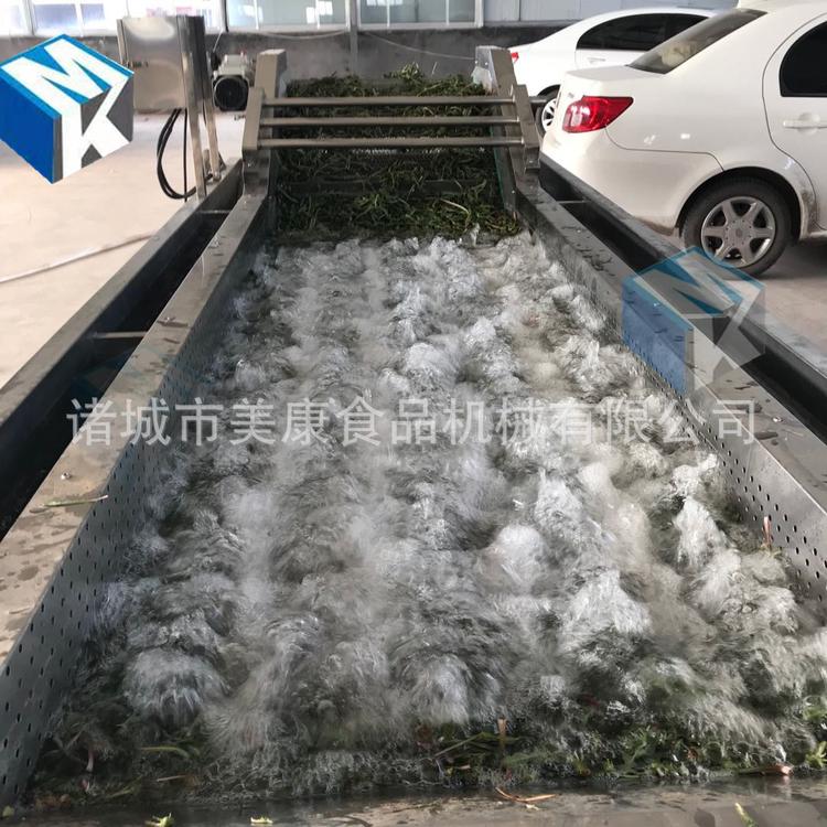 热销果蔬清洗设备 不锈钢气泡清洗机 气浴式蔬菜清洗机