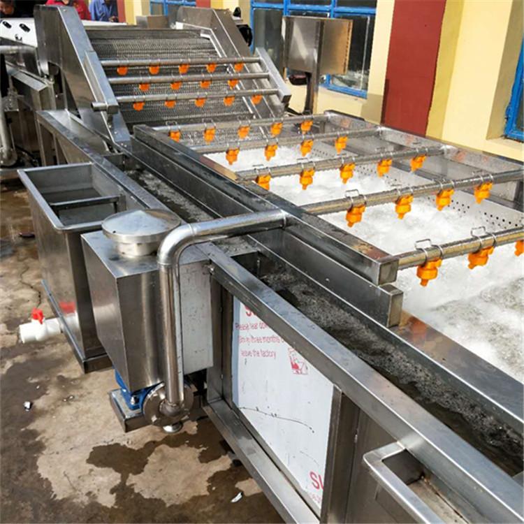厂家直供鲜食玉米清洗机 滚杠式玉米清洗设备 玉米去虫卵清洗机