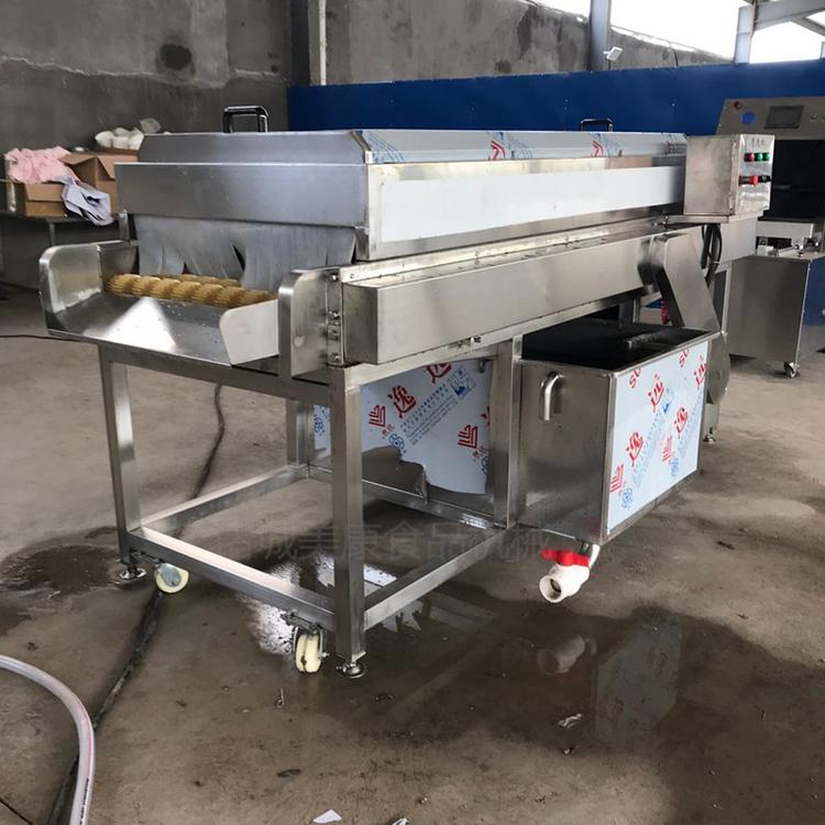 低价直销毛辊高压喷淋清洗便宜 萝卜去残留杂质毛刷高压清洗机
