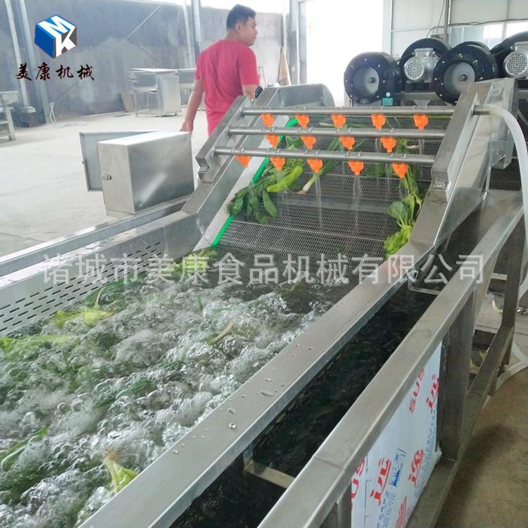 不锈钢洗鱼机 气泡式海鲜清洗机 全自动气泡清洗机