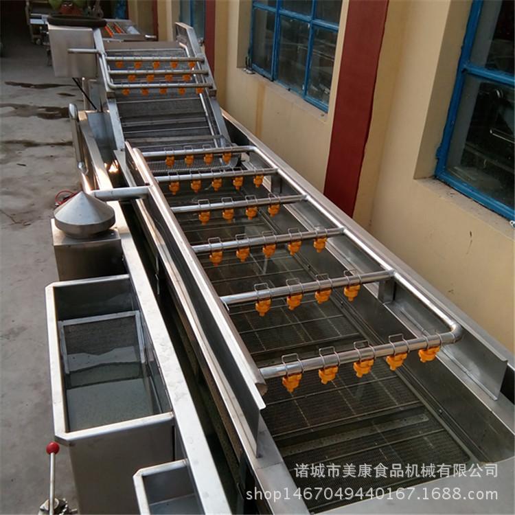 直销喷淋式土豆清洗机 连续式土豆加工设备 全自动净菜加工流水线