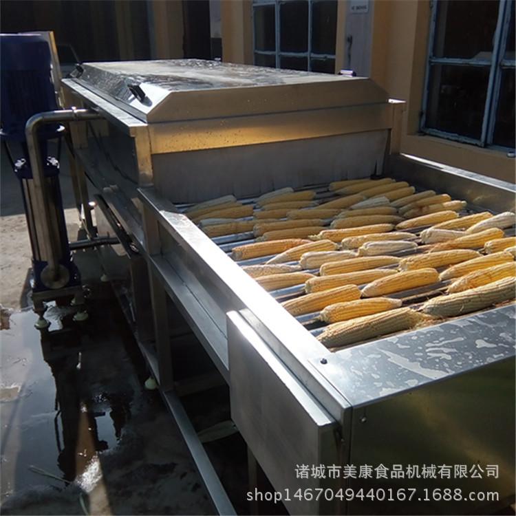 不锈钢滚杠清洗机 高压喷淋玉米清洗机 全自动玉米清洗设备