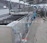 黑龙江速冻毛豆蔬菜杀青漂烫流水线 冷冻蔬菜加工设备 蔬菜漂烫机