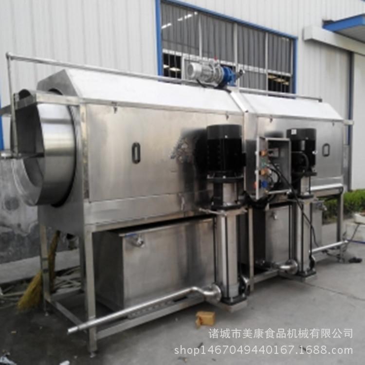 全自动小食品包装袋清洗机 滚筒式清洗机 包装袋清洗流水线