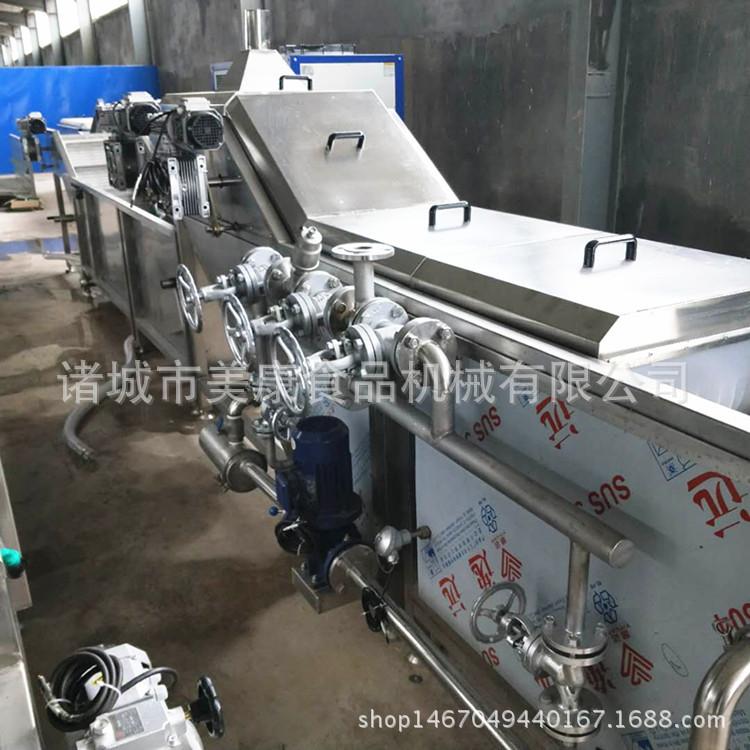 金针菇漂烫机 不锈钢蔬菜漂烫蒸煮机 蒸汽漂烫机
