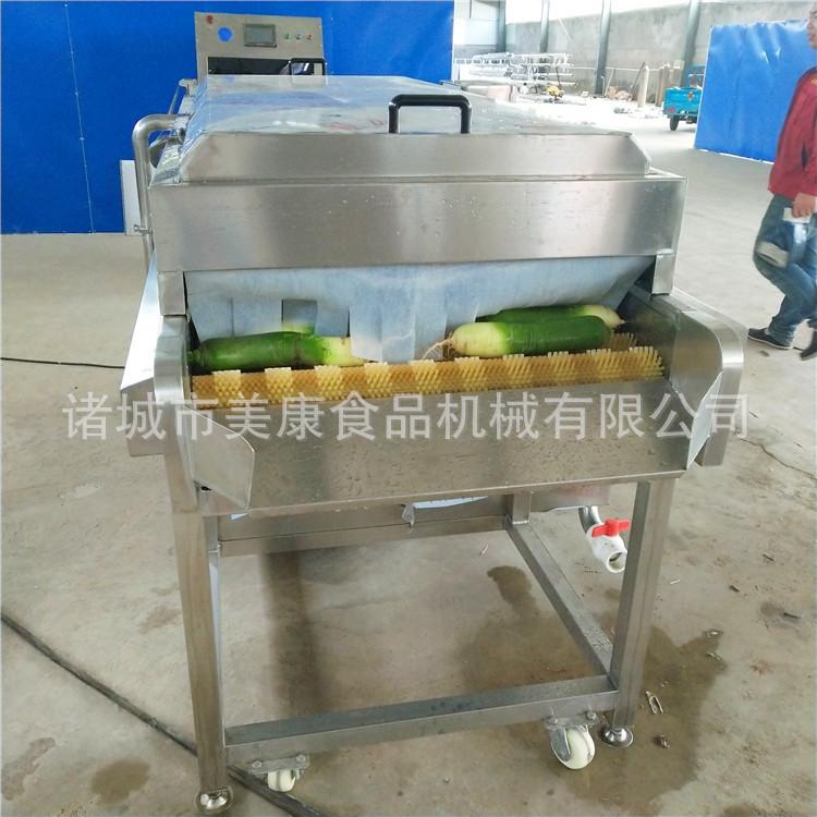环保毛辊去泥式白萝卜清洗机 青萝卜清洗设备 红萝卜加工清洗机器