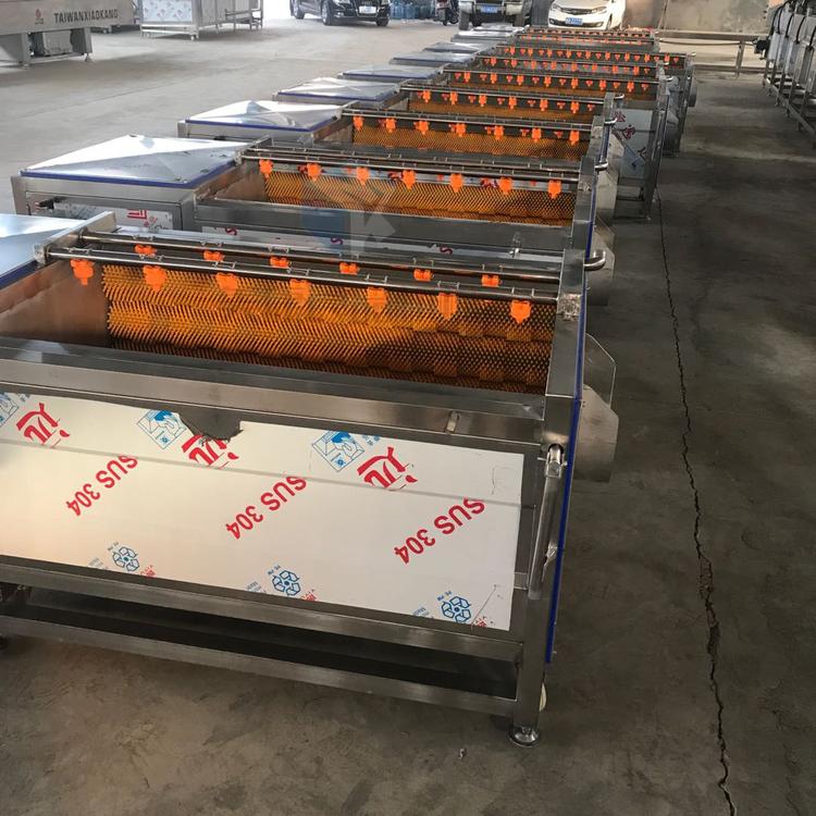 专业生产莲藕清洗机 莲藕粉深加工清洗流水线价格便宜