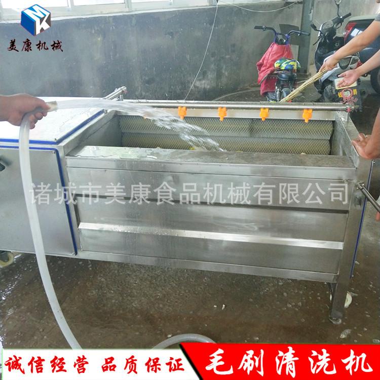 供应毛刷清洗机 毛辊清洗去皮机 多功能果蔬清洗机