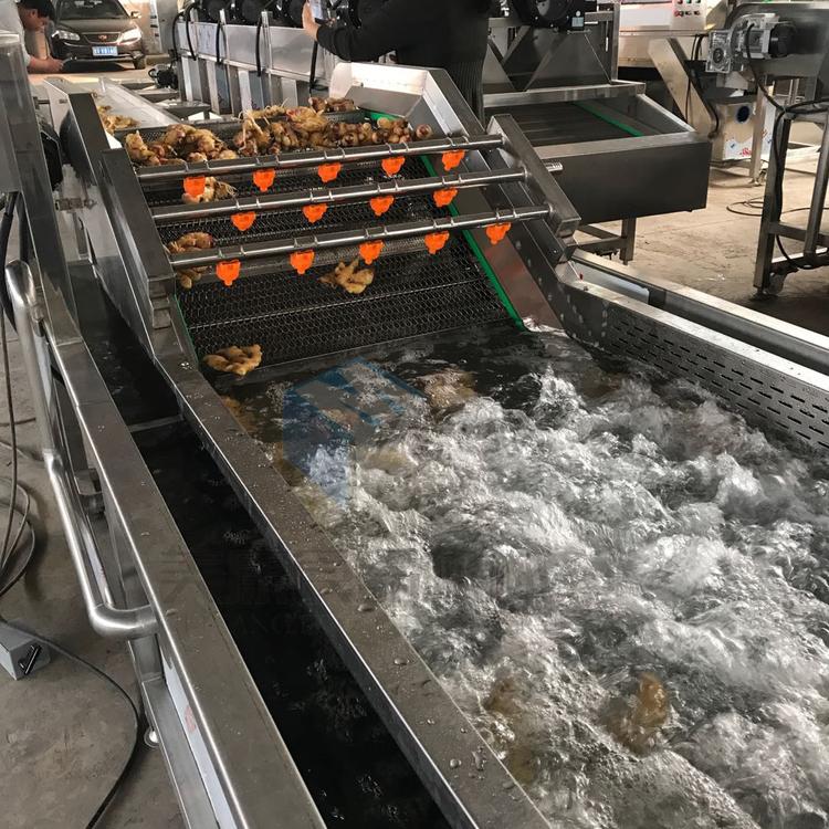酱菜脱盐清洗机 全自动变频调速清洗设备 整机304不锈钢材质