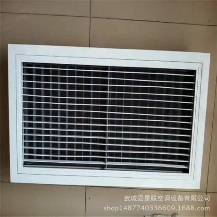 低价热销山东铝合金风口质优价廉 可开门铰型风口安装方便