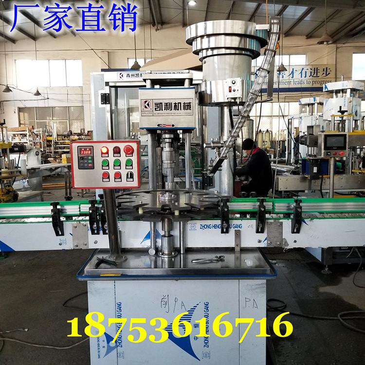 封口机厂家直销全自动玻璃水旋盖机  全自动塑料盖旋盖机 电动