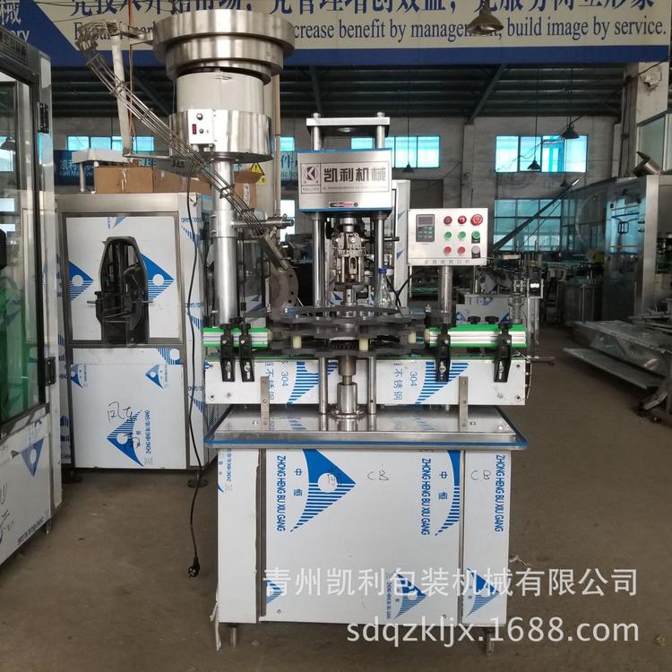 厂家直销旋盖机塑料瓶旋盖机 全自动牛奶旋盖机 叶面肥灌装封口机