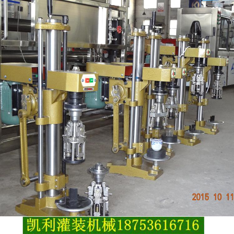 厂家直销半自动旋盖机 螺纹封口机 铝盖旋盖机