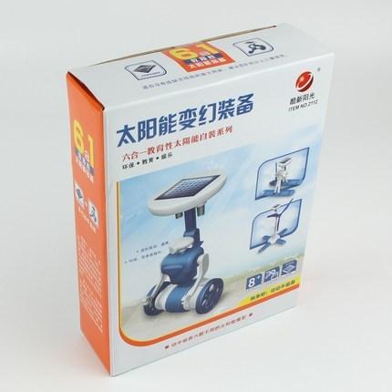 太阳能科技组装小制作 6合1 中小学DIY科技制作创意比赛用品