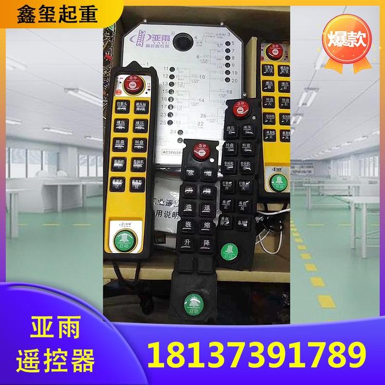 鑫玺起重  亚雨起重机遥控器   工业遥控器 起重机无线遥控器  无线遥控器   led遥控器
