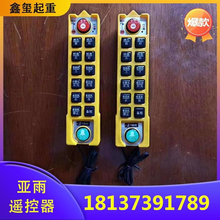 鑫玺起重  亚雨遥控器 起重机遥控器  起重机起重配件厂家