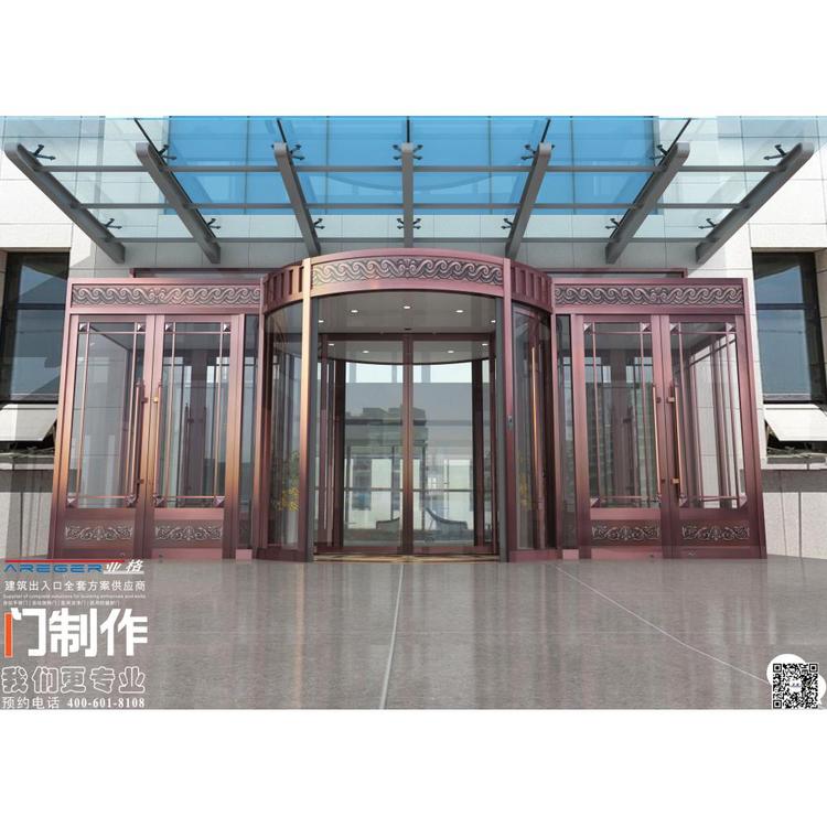 宝鸡亚格不锈钢玻璃材质自动门哪家好 多玛旋转门施工