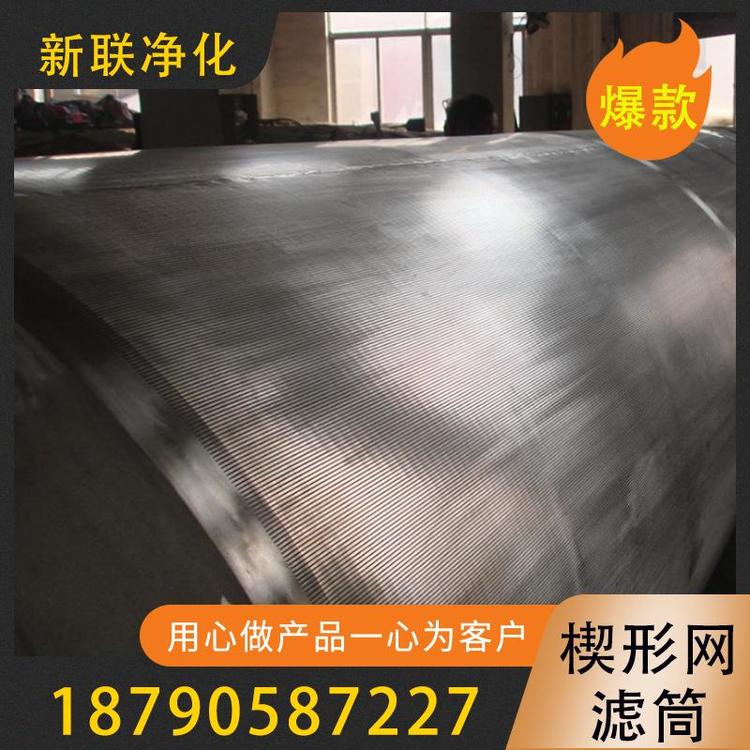 新联净化  楔形网滤筒 污水处理滤筒 不锈钢楔形网滤筒 供应大直径滤筒   水处理设备 自清洗过滤器滤筒批发 干湿分离过滤网滤筒 过滤器过滤设备厂家