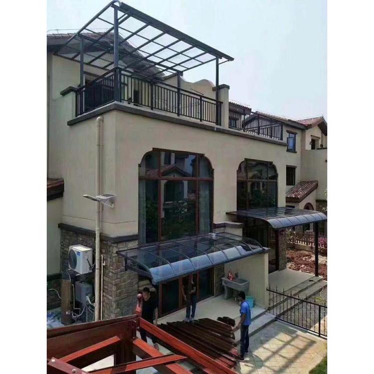 专业做户外铝合金雨棚铝合金制作 窗棚专业厂家定制