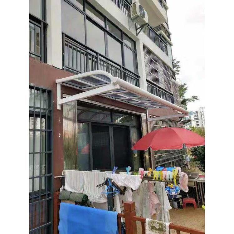 厂家直销铝合金雨棚生产厂家 雨篷质量保证