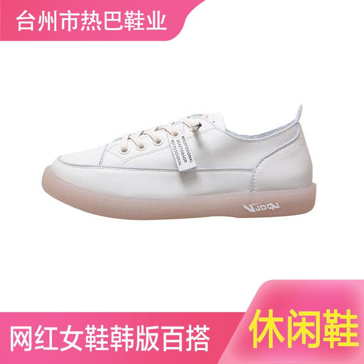 牛筋软底小白鞋女春季新款网红女鞋韩版百搭平底真皮休闲单鞋