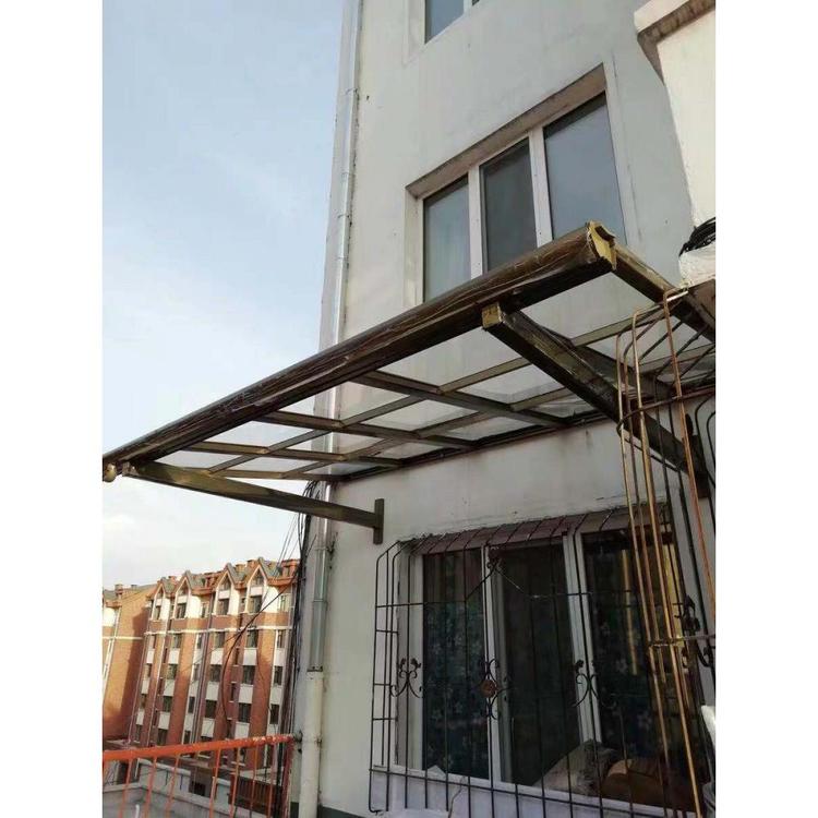 批发铝合金雨棚质量保证 遮阳篷生产厂家