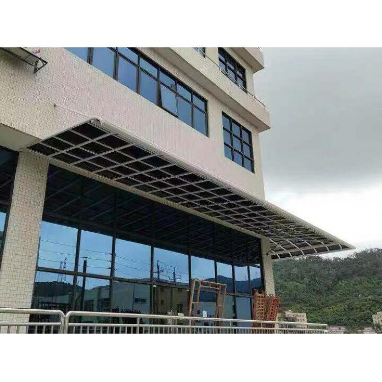 定做铝合金雨棚质量保证 阳光雨篷质量保证