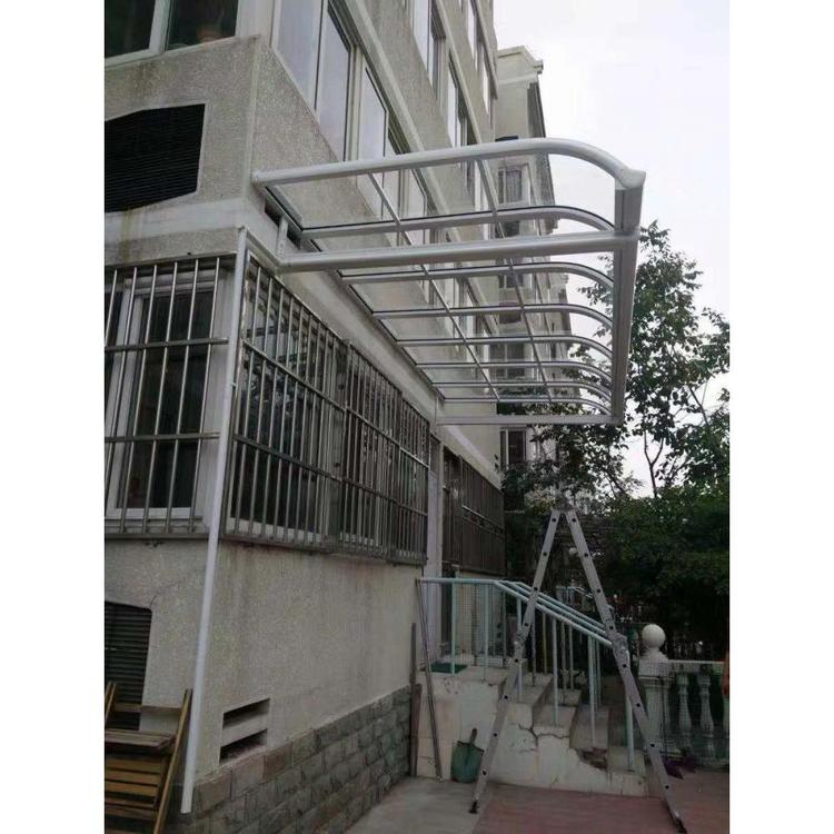厂家直销铝合金雨棚量大从优 遮阳棚质量保证