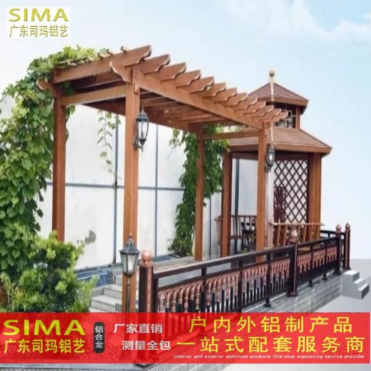 防腐防锈铝合金葡萄架测量安装 葡萄架后期免维护