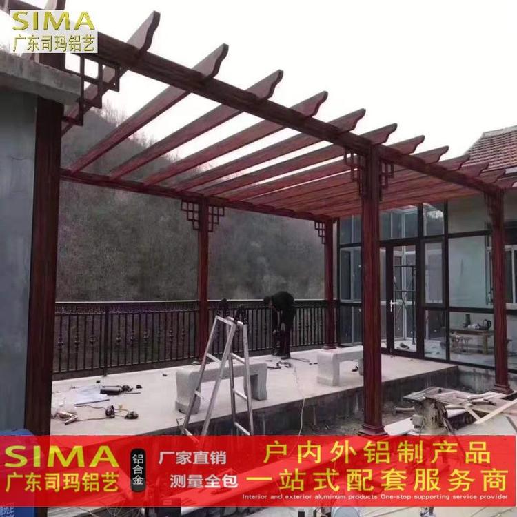 厂家批发铝合金葡萄架价格 凉亭葡萄架防潮抗压