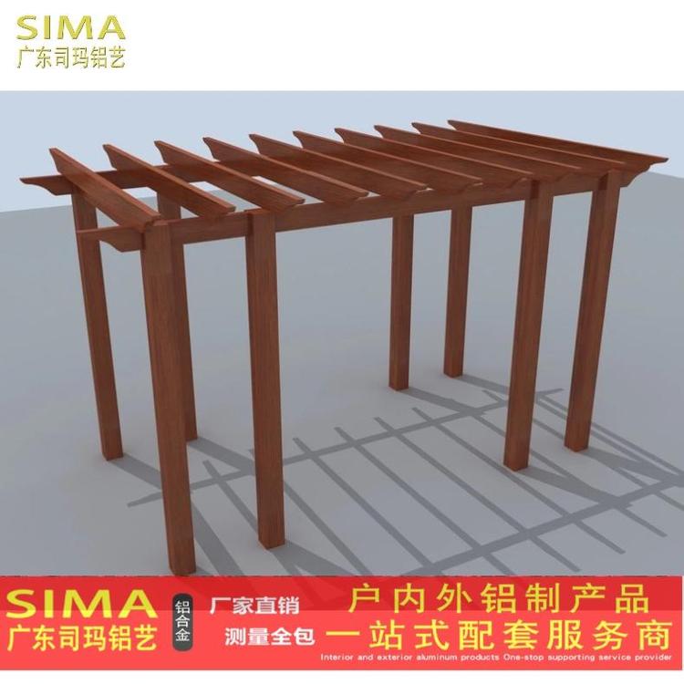 厂家直销铝合金葡萄架价格 户外葡萄架设计制作