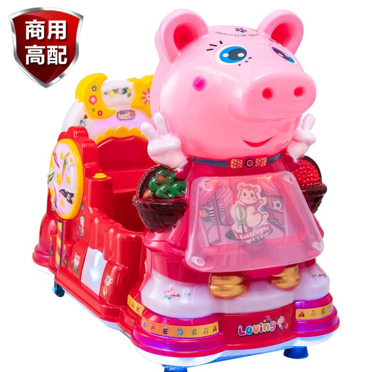 摇摇车贝比优有儿童投币式摇摆机台州厂家直销超市门口小孩玩具