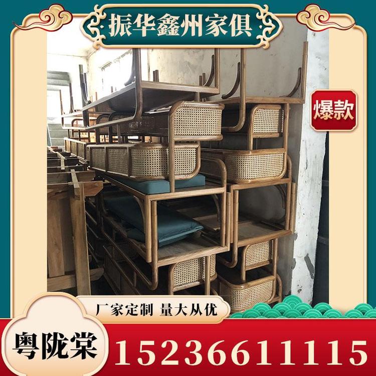 生产销售木实木粤陇棠源头厂家 火锅店火锅桌椅定制源头厂家