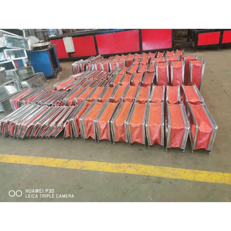 陕西榆林红色140风机帆布软连接硅胶布软接 pvc软连接厂家