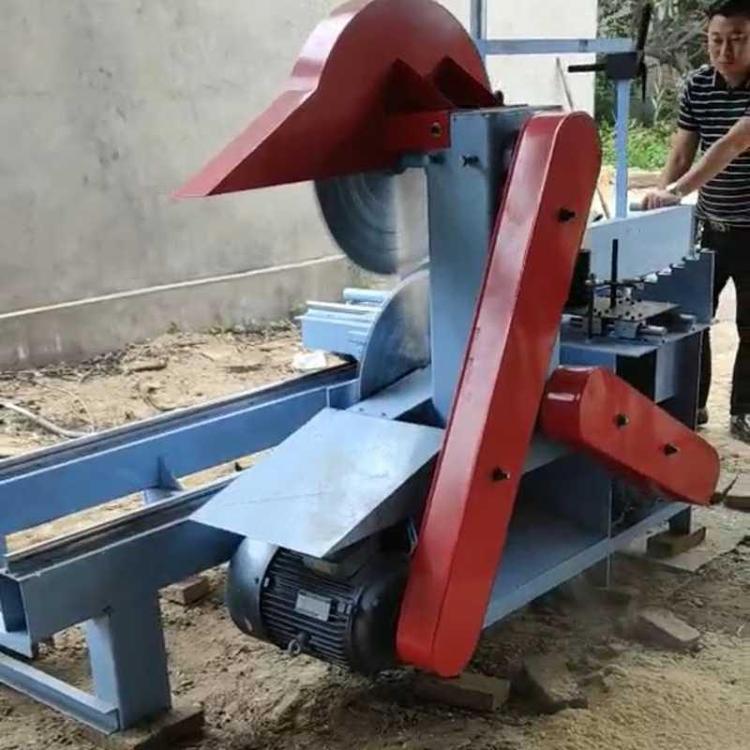 600k推台锯小型圆木推台锯