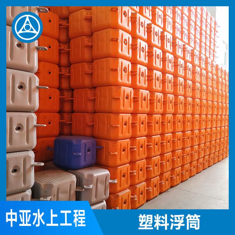 摩托艇停泊位中亚专业制造塑料浮筒浮桥浮动游艇码头水上乐园