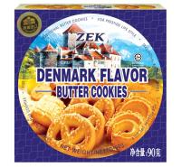ZEK 丹麦风味 90g 黄油曲奇饼干 蓝色(单位:盒)