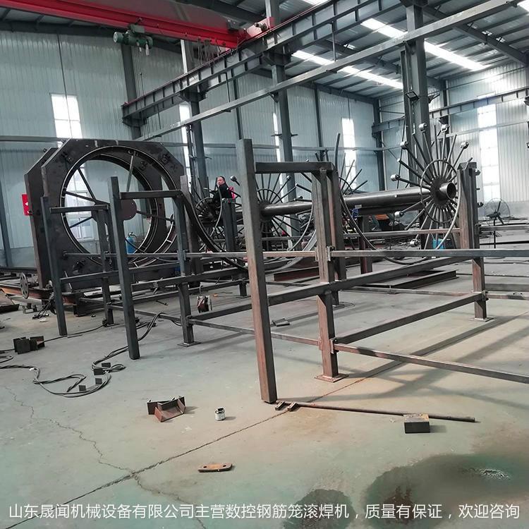 钢筋笼滚焊机晟闻 钢筋笼自动滚焊机 数控钢筋笼成型机厂家