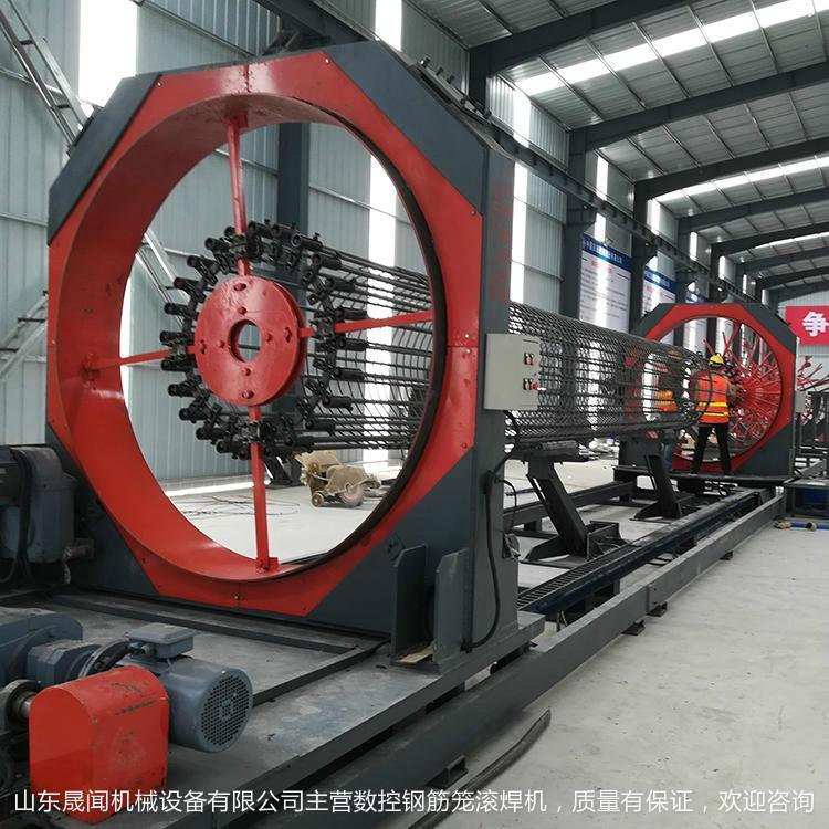钢筋笼滚焊机质量高 钢筋笼加工设备山东