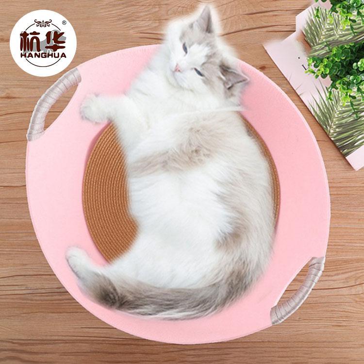 卡通毛毡猫窝隔热保温 杭华猫咪用品可定制