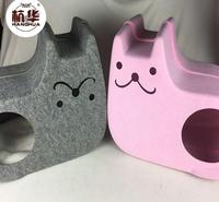 保暖毛毡猫窝宠物用品 杭华卡通可爱狗窝舒适